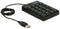 DeLOCK 12481 - USB Numeriek Toetsenbord - 19 Toetsen - Zwart