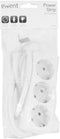 Ewent EW3958 - Stekkerdoos 3x Geaard 3680W - Wit (3 stuks)