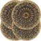 vidaXL - Placemats - 6 - st - rond - 38 - cm - jute - en - katoen - natuurlijk