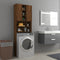 vidaXL - Wasmachinekast - 64x25,5x190 - cm - sonoma - eikenkleurig