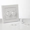 DUO Dimmer Afdekplaat | Helderwit | ION INDUSTRIES