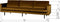 BePureHome Rodeo Bank 3-Zits - Velvet - Honing Geel - 85x277x86