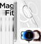 Podec Magsafe Hoesje iPhone 14 Pro Max - Back Cover - 3x Screenprotector 3x Cameraprotector - Doorzichtig