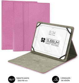 SUBBLIM SUB-CUT-1CT003 - Folio Hoes - Universeel - Schokbestendig - Roze