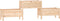 vidaXL - Plantenbak - 245,5x44x75 - cm - massief - grenenhout