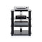 NorStone EPUR 4 - Audio meubel - Gehard glas - Zwart