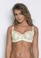 After Eden Anna Beugel BH - D-cup & up - Kant en katoen - Off White - Maat F70
