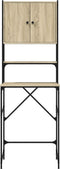 vidaXL - Wasmachinekast - 68x48,5x194 - cm - sonoma - eikenkleurig