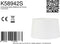 Mexlite K58942S - Lampenkap - E27 fitting - Ø30cm - Wit