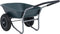 vidaXL - Kruiwagen - 100 - kg - 78 - L - 140x63x65 - cm - groen - en - grijs