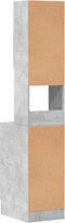 vidaXL - Keukenkast - 35x50x180 - cm - bewerkt - hout - betongrijs
