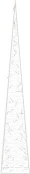 vidaXL - Kerstverlichtingskegel - met - 60 - warmwitte - LED's - 120 - cm - acryl