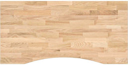 vidaXL - Bureaublad - rechthoekig - 100x50x2,5 - cm - onbehandeld - eikenhout