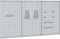 vidaXL - Pegboards - 3 - stuks - met - 15 - accessoires - Grijs - 50x80 - cm - Staal
