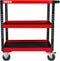 STIER - Gereedschapskar - 3 legborden - Rood - 969x894x543 mm
