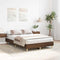 vidaXL - Bedframe - zonder - matras - 140x190 - cm - spaanplaat - bruin - eikenkleurig