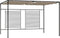 Prieel met uittrekbaar dak 180 g/m² 3x4x2,3 m taupe