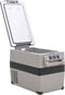 vidaXL - Koelbox - met - handvat - en - adapter - 45 - L - PP - & - PE - zwart - en - grijs