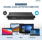UPLY Externe DVD/CD Speler - USB-C/3.0 - Ingebouwde SD/TF-kaartlezer - Zwart-Blauw