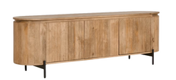 Multifurn Mokka - TV-meubel - Lichtbruin mangohout - 170 x 40 x 56 cm