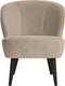 WOOOD Sara Fauteuil - Velvet - Khaki - 59x71x70
