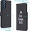 iMoshion Hoesje Geschikt voor Samsung Galaxy S21 FE Hoesje Met Pasjeshouder - iMoshion Design Softcase Bookcase - Zwart / Meerkleurig / Live Laugh Love