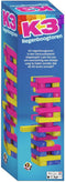 K3 Regenboogtoren - Actiespel - Behendigheidsspel met 54 blokjes en dobbelsteen