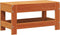 vidaXL - Tuinvoetenbank - 62x30x32 - cm - massief - grenenhout - wasbruin