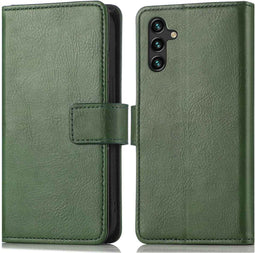 iMoshion Hoesje Geschikt voor Samsung Galaxy A13 (5G) / A04s Hoesje Met Pasjeshouder - iMoshion Luxe Bookcase - Groen