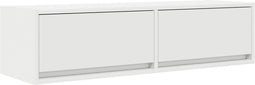 vidaXL - TV-Meubel - Wit - 100x31x25,5 - cm - Bewerkt - Hout