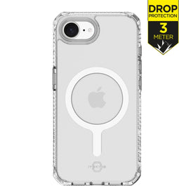 ITSKINS Level 2 HybridMagFrost_R - Back Cover - MagSafe-compatibel met 3m valbescherming - Zwart
