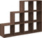 vidaXL - Kamerscherm - / - boekenkast - 137,5x29x103,5 - cm - hout - bruin - eiken