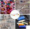 Perel assortimentsdoos - 15 compartimenten - stapelbaar 230 x 150 x 33 mm geel