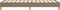 vidaXL - Bedframe - zonder - matras - 80x200 - cm - stof - taupe