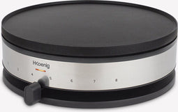 H. Koenig - KREP56 - Pannenkoekenmaker 2-in-1 - Crêpemaker - met omkeerbare bakplaat
