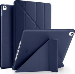 SBVR Multifold Bookcase - Smart Cover - Auto-wake functie - Donkerblauw - Geschikt voor iPad 9e generatie (2021) 10.2 inch