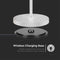 V-TAC VT-7522-W Draadloze oplaadbare tafellamp - IP54 - 2W - 200 Lumen - 3000K