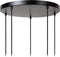 Lucide ILONA - Hanglamp - 5xE27 - Zwart