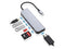Conceptronic DONN02G - USB Hub - 4 poorten HDMI USB-C USB 3.2 - Aluminium