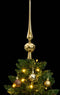 vidaXL - Kunstkerstboom - met - scharnieren - 150 - LED's - en - kerstballen - 150 - cm