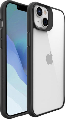 imoshion Hoesje Geschikt voor iPhone 14 Hoesje - imoshion Rugged Hybrid Case - Zwart / Transparant