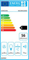 Samsung NK24M1030IS - Afzuigkap - 3 zuigkracht standen - Energieklasse C