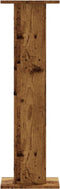 vidaXL - Speakerstandaards - 2 - st - 30x30x95 - cm - bewerkt - hout - oud - houtkleurig