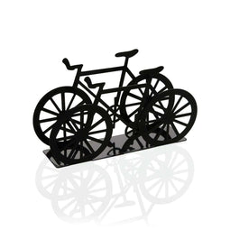Servethouder Versa Zwart Metaal Keramisch Staal Ijzer 4,5 x 9,5 x 16,5 cm Fiets