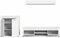 Furnilux Jam - Tv meubel - Praktische indeling - Wit - 35x255x159cm