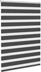 vidaXL - Zebra - rolgordijn - 105x150 - cm - stofbreedte - 100,9 - cm - zwart