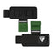 RDX W5 Gel Lifting Hook Straps Plus - Weight lifting hook straps - Shell Shock GEL™ - Grip Flex™ - Army Green