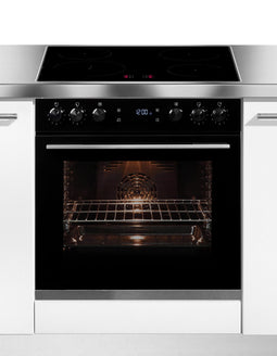 Hanseatic HBCO7210A1+HI46074CA - Inbouw oven set - 72L - Inductie - Energieklasse A+ - Zwart