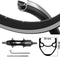 Kgs Achterwiel 28 inch (622) velg zwart/zilver cass 7sp vaste as