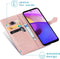 iMoshion Hoesje Geschikt voor Motorola Moto E40 / Moto E30 Hoesje Met Pasjeshouder - iMoshion Mandala Bookcase - Rosé Goud